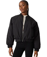 Steve Madden Women's Adore Zip-Front Jacket