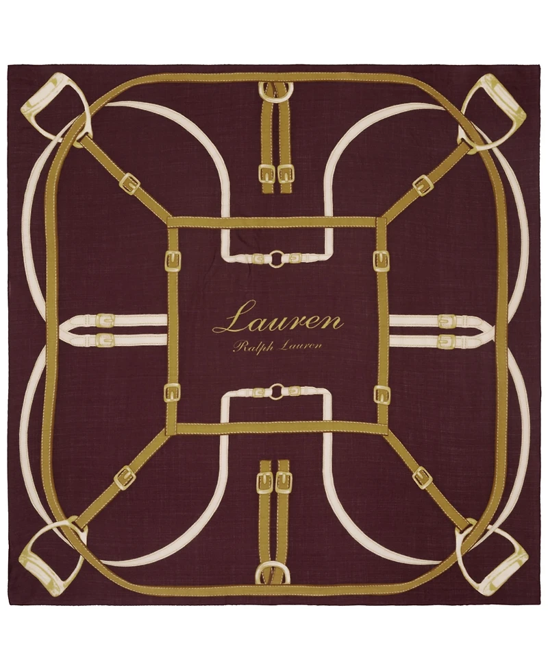 Lauren Ralph Belting Large Square Scarf