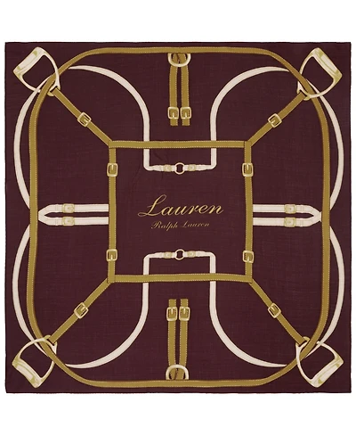 Lauren Ralph Belting Large Square Scarf