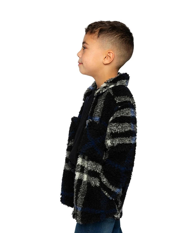 Deux par Little Boys (6-12) Zipped Overshirt