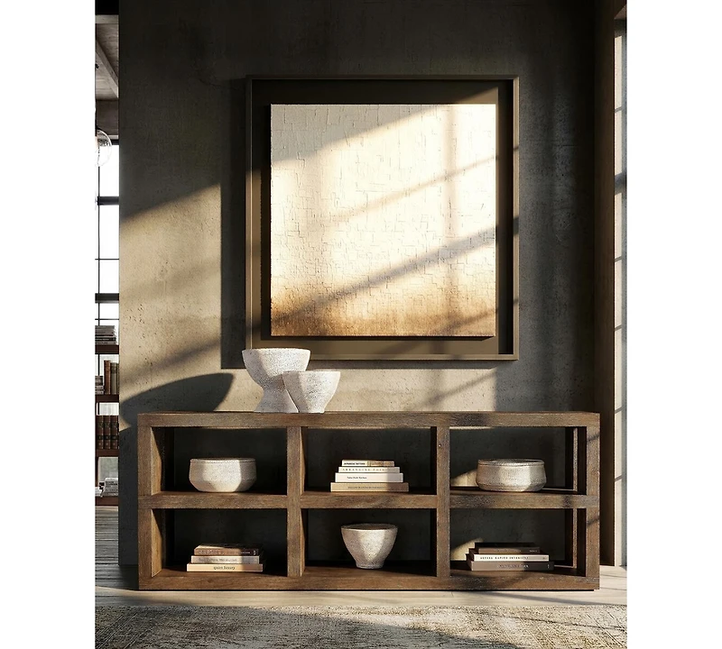Bernhardt Outline Shelved Console Table