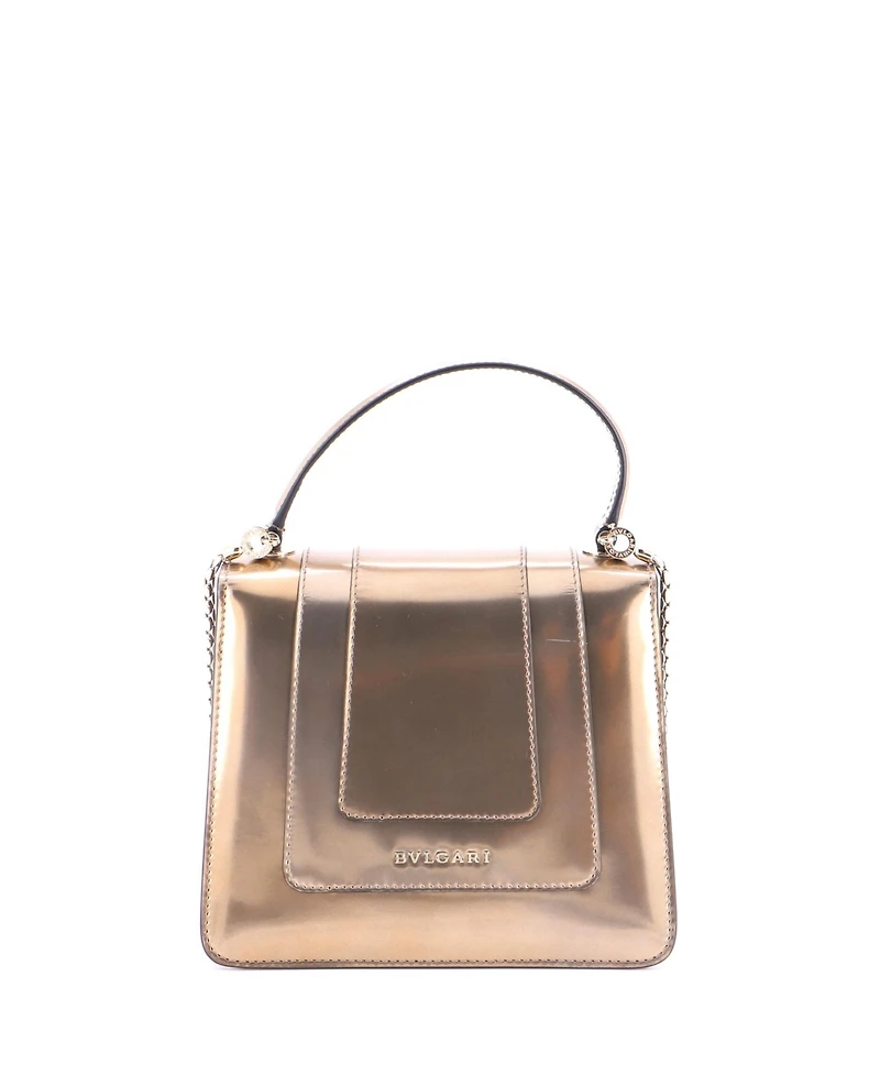 Pre-Owned Bvlgari Small Serpenti Top Handle Bag Patent