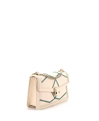 Pre-Owned Bvlgari Small Serpenti Forever Shoulder Bag Whipstitched Leather