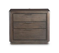 Bernhardt Outline 3-Piece California King Bed Set (Bed, Chest & 3-Drawer Nighstand)