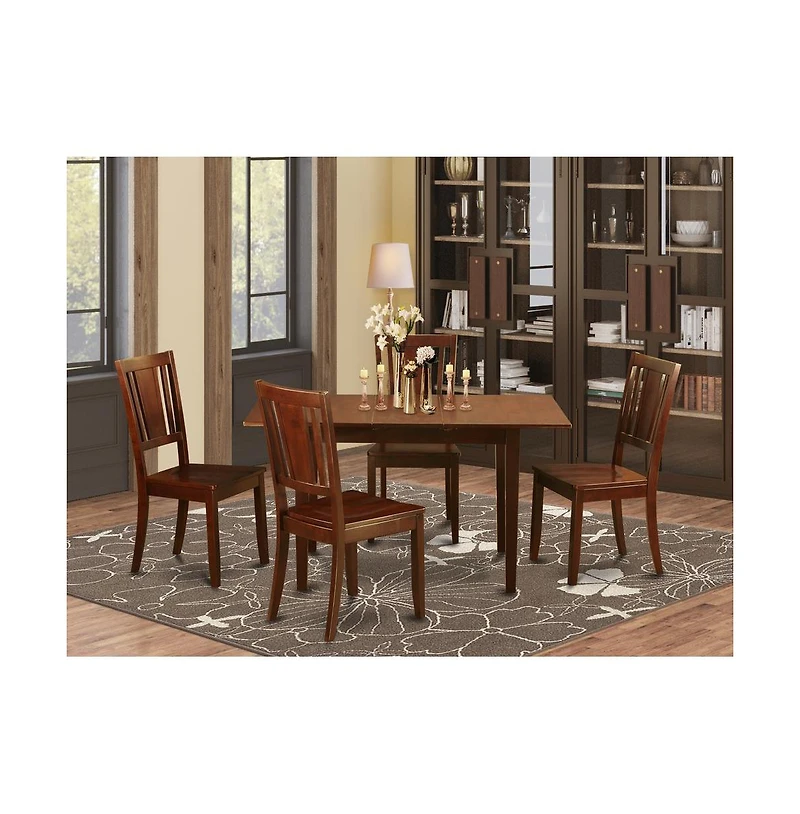 East West Furniture 5 Piece Small Kitchen dinette set