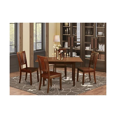 East West Furniture 5 Piece Small Kitchen dinette set