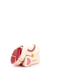 Pre-Owned Bvlgari Small Serpenti Forever Maxi Chain Heart Pouch Crossbody Bag Leather