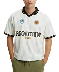 Cotton On Men's Athletic Vibe Football V-Neck Polo Shirt