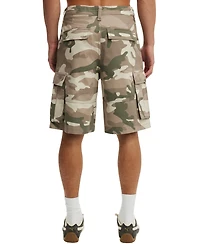 Cotton On Men's Authentic Military Cargo Zipper Shorts