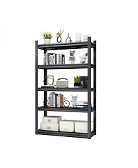 Viyet 63inch Height 5-Tier Metal Storage Shelving - 2000lbs Heavy Duty Adjustable Industrial Rack