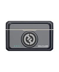 Hollyland Lark M2 Duo 2.4GHz 2-Person Wireless Camera Version Lavalier Microphone System, Shine Charcoal