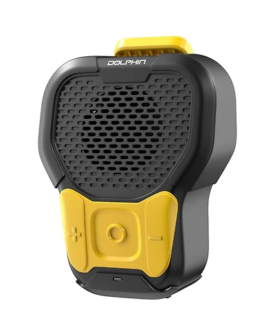 Dolphin Audio Clp-10 Magnetic Clip-On Mini Bluetooth Speaker with Built-in Mic for Hands-Free Use