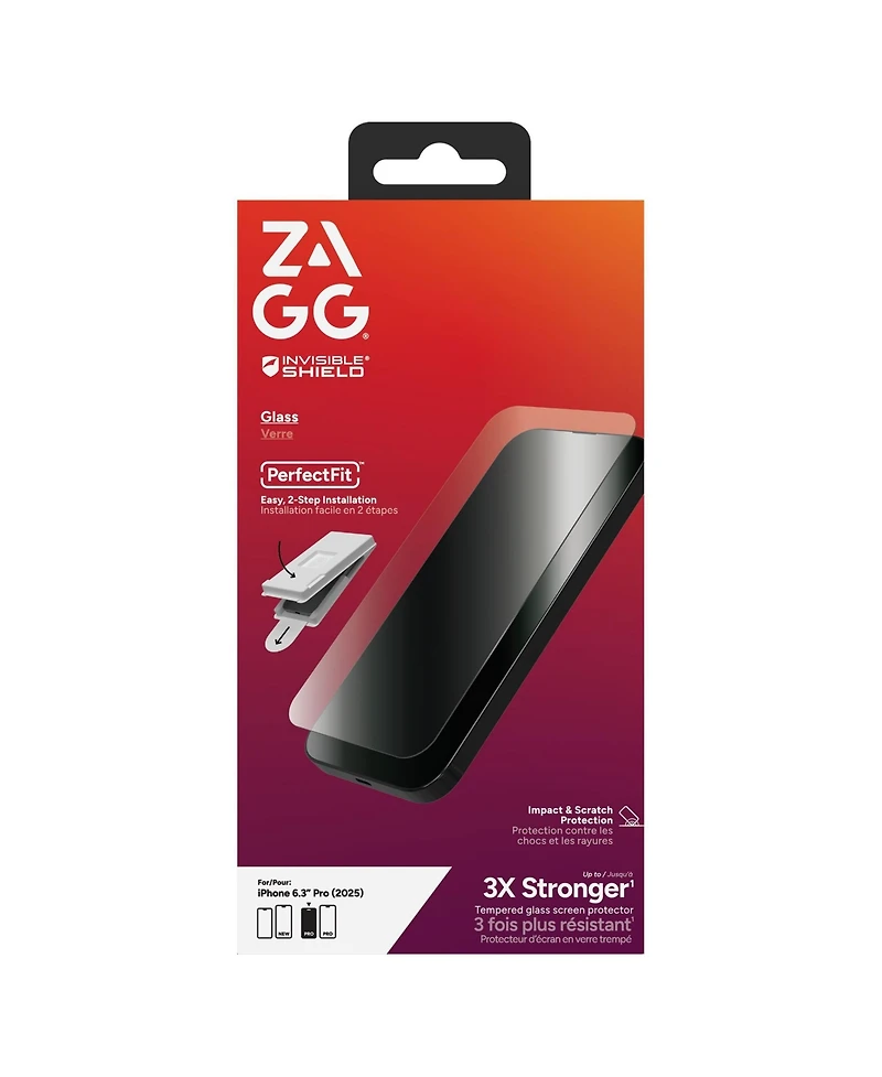 Zagg Glass Screen Protector for Apple iPhone 17 Pro