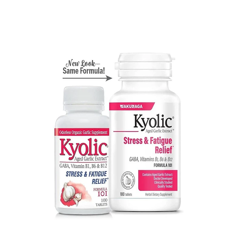 Kyolic Aged Garlic Extract Formula 101, Stress and Fatigue Relief