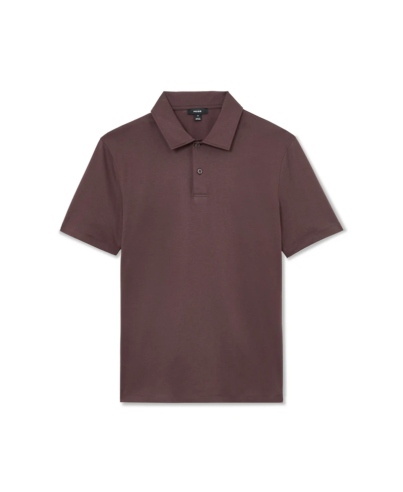 Reiss Men's Earl Air-Water Cotton Polo Shirt