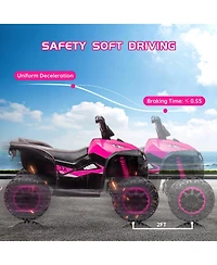 homfan 12V Electric Ride-On Quad Bike Atv
