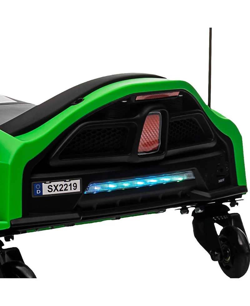 Homfan 35.6 x 21.3 x 10.2 Inch Kids Electric Ride On Car 24V Battery Powered Drift Kart Toy with Brushless Motor for Outdoor Play