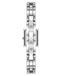 Anne Klein Women's Quartz Rectangle Silver-Tone Alloy Metal Bracelet Watch 28mm x 16.3mm