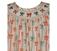 Bonnie Jean Girls' 2T-6X Short-Sleeve Dress