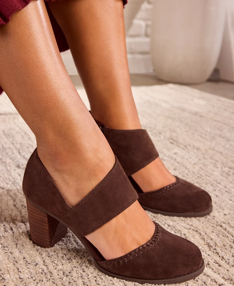 Toms Women's Milan Nova Heel Zipper Pumps