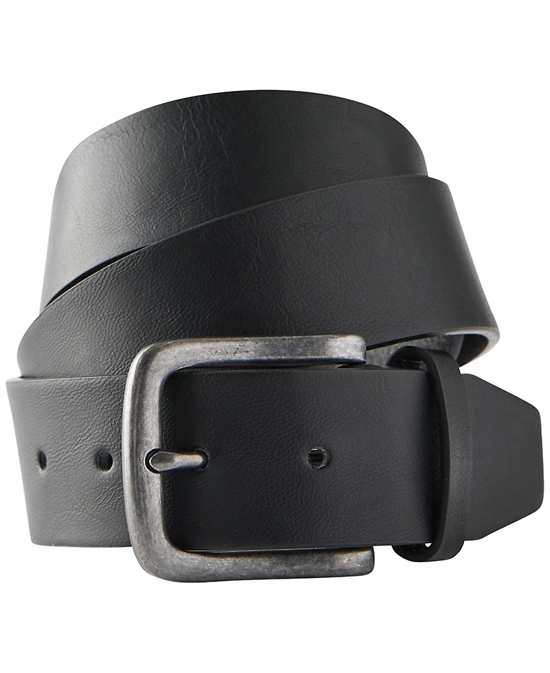 Cotton On Men's Classic Wide Square Buckle Belt