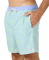 O'Neill Men's Hermosa Printed Swim Trunks