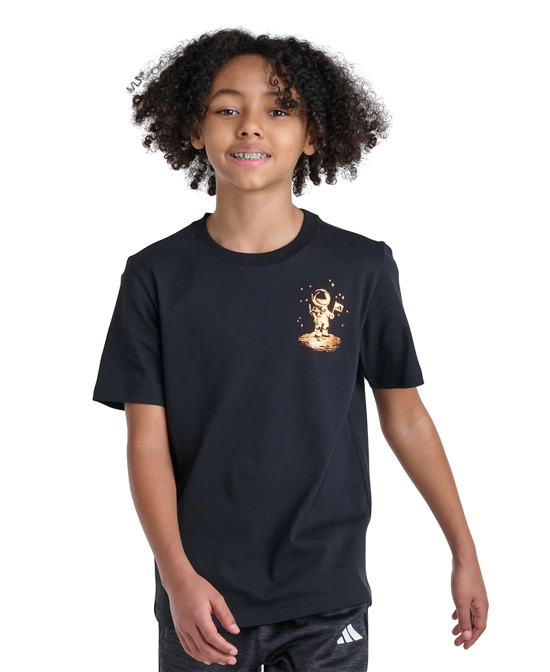 adidas Boys' 8-20 Short-Sleeve Beyond T-Shirt