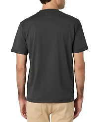 Hudson Jeans Men's Chest Logo Graphic Detail Crewneck T-Shirt