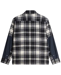 Scotch & Soda Men's Patchwork Relaxed-Fit Overshirt
