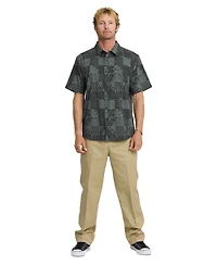 Quiksilver Men's Earth Geo Classic Stretch Ultraviolet Protection Factor Shirt