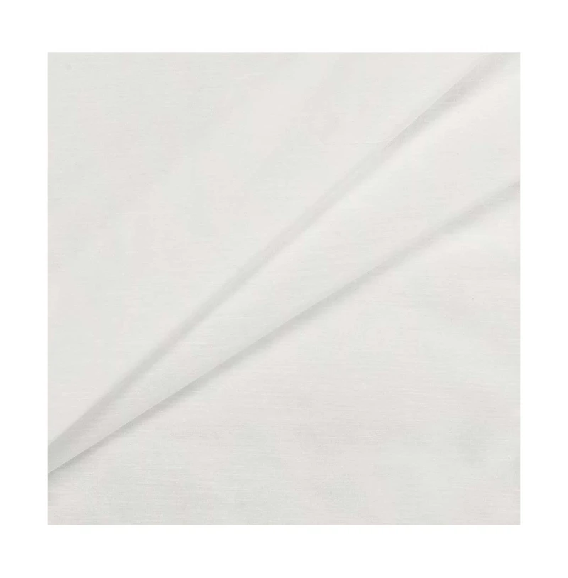 Ellis Curtain Ellis Stacey 1.5" Rod Pocket High Quality Fabric Solid Color Door Panel 41"x26" Ice Cream