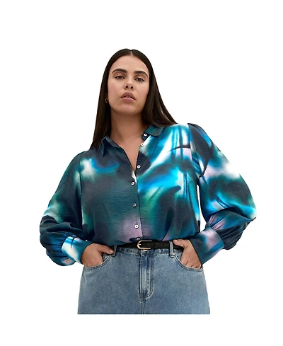 City Chic Women's Hayley Print Shirt