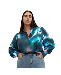 City Chic Women's Hayley Print Shirt