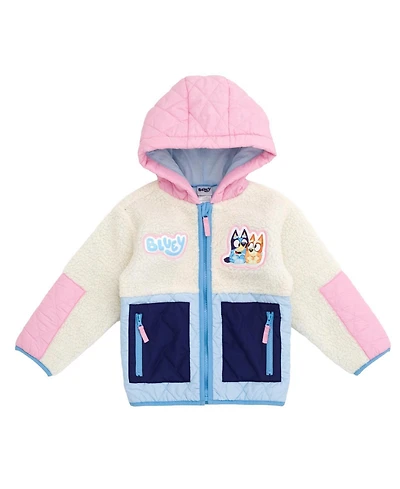 Bluey Girls' (5 - 15) Hooded Fleece Jacket