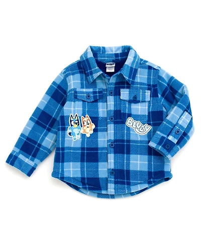 Bluey Boy's (2T-5T) Button Front Shacket