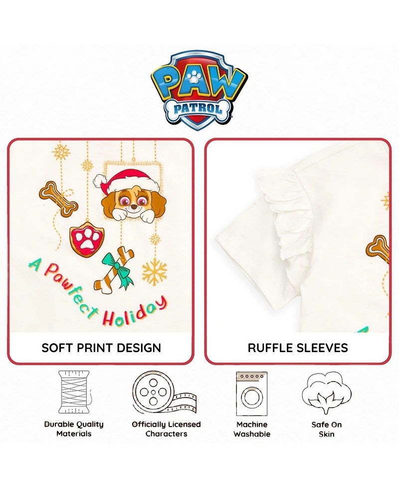 Paw Patrol Girl's (2T-4T) Glitter T-Shirt