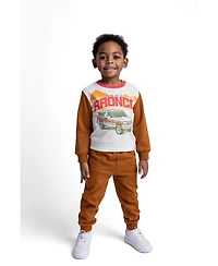 Ford Motor Company Toddler Boys (2T-5T) 2-Piece Sweatshirt and Pants Set
