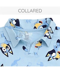 Bluey Boy's (5-12) 2-Piece Polo and Pants Set