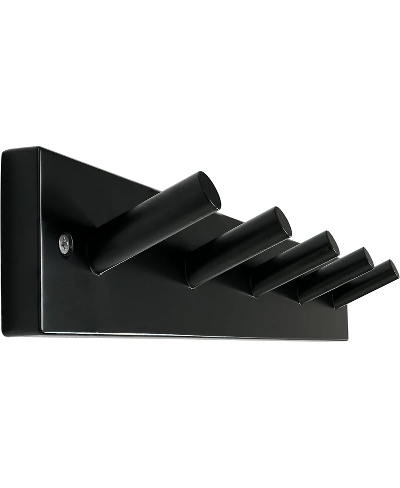 Yigii Bamboo 5-Peg Wall Rack for Coats, Hats, Towels