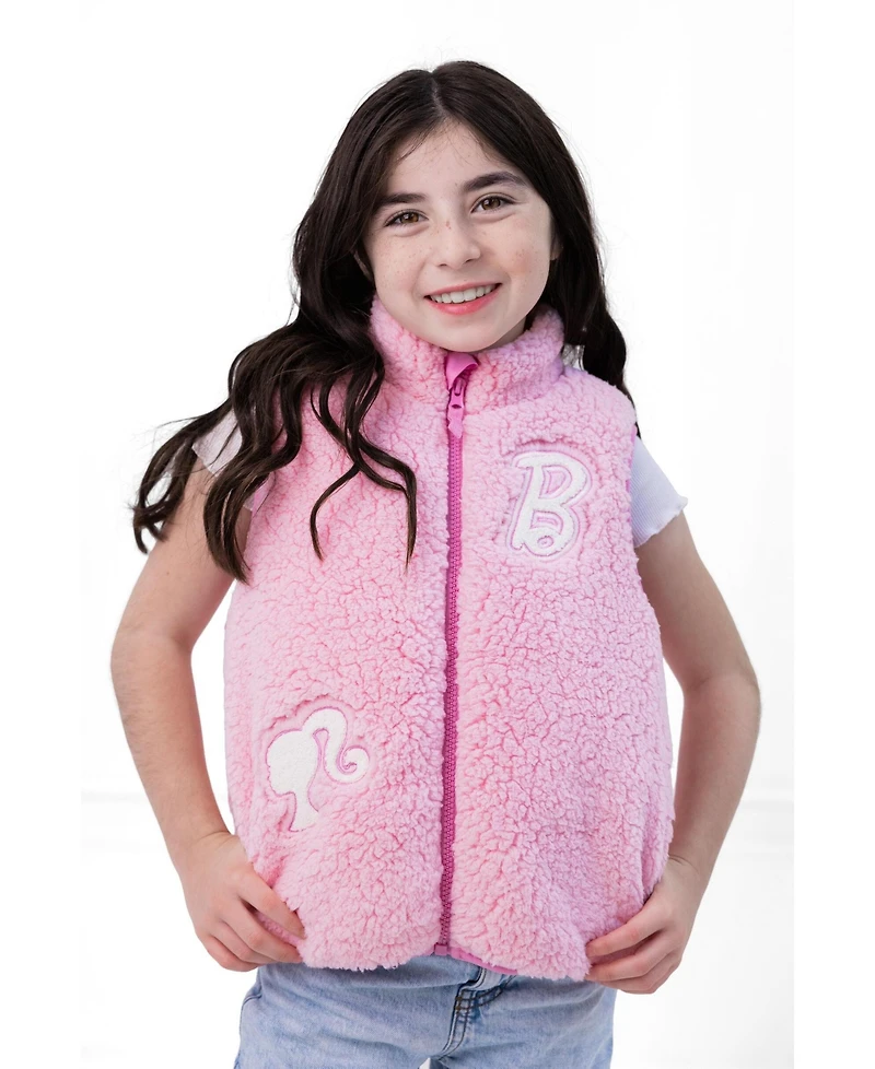 Barbie Girls' (4-16)months Zip-Up Fleece Vest