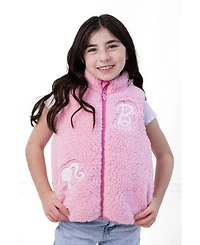 Barbie Girls' (4-16)months Zip-Up Fleece Vest
