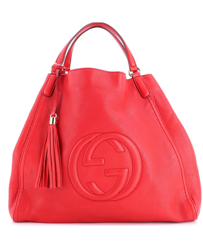Pre-Owned Gucci Large Soho Shoulder Bag Leather