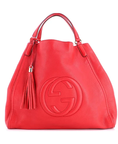 Pre-Owned Gucci Large Soho Shoulder Bag Leather