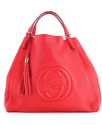 Pre-Owned Gucci Large Soho Shoulder Bag Leather