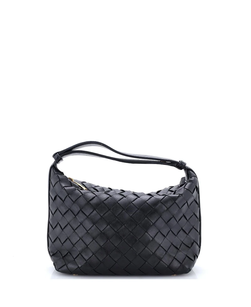 Pre-Owned Bottega Veneta Mini Wallace Shoulder Bag Intrecciato Nappa