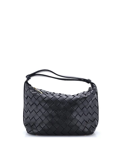 Pre-Owned Bottega Veneta Mini Wallace Shoulder Bag Intrecciato Nappa
