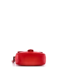 Pre-Owned Gucci Small Gg Marmont Zip Around Camera Bag Matelasse Leather