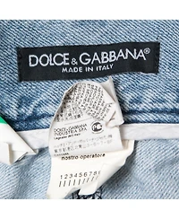 Pre-Owned Dolce & Gabbana Big & Tall Ripped Denim 14 Comfort Fit Jeans