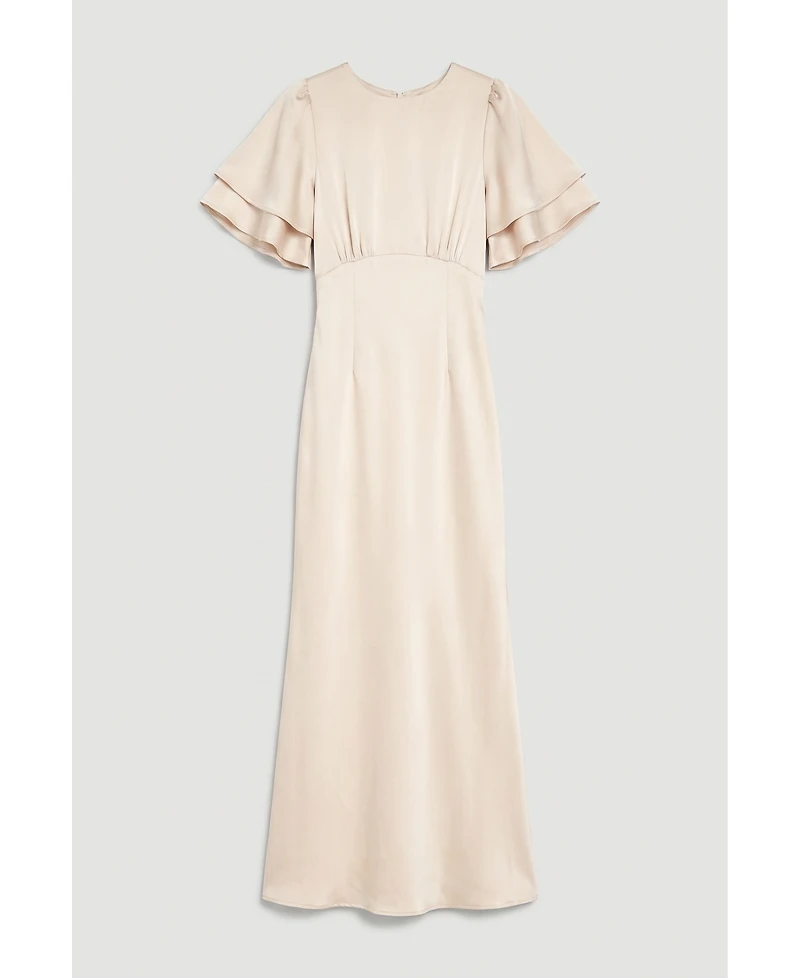Coast Women's High Neck Crepe Maxi Dress