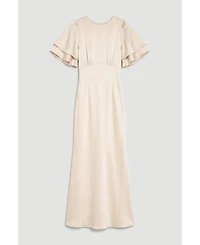 Coast Women's High Neck Crepe Maxi Dress